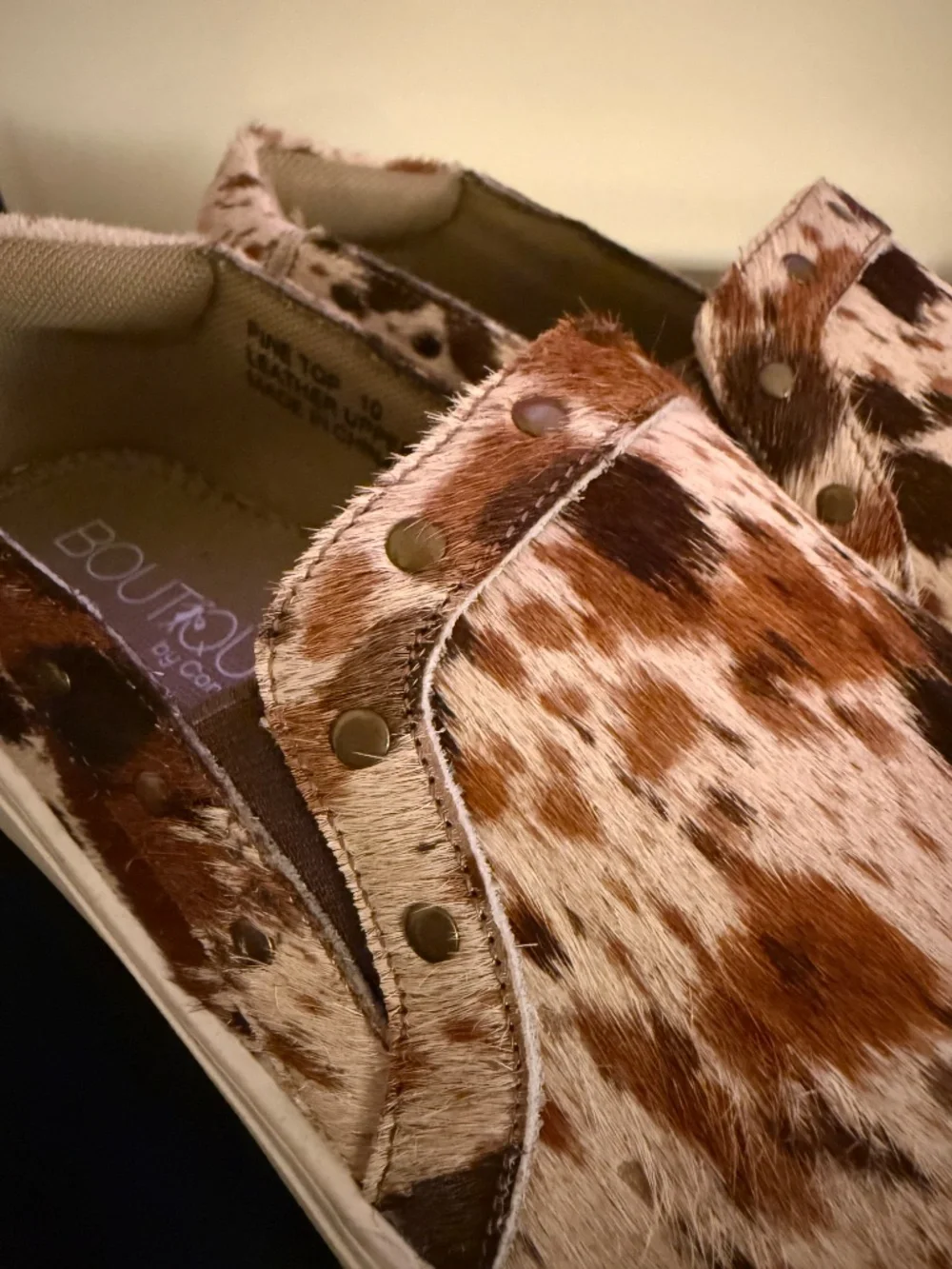 Cows Hide Loafers